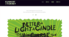 Desktop Screenshot of kunnertandtierney.com