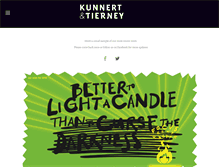 Tablet Screenshot of kunnertandtierney.com
